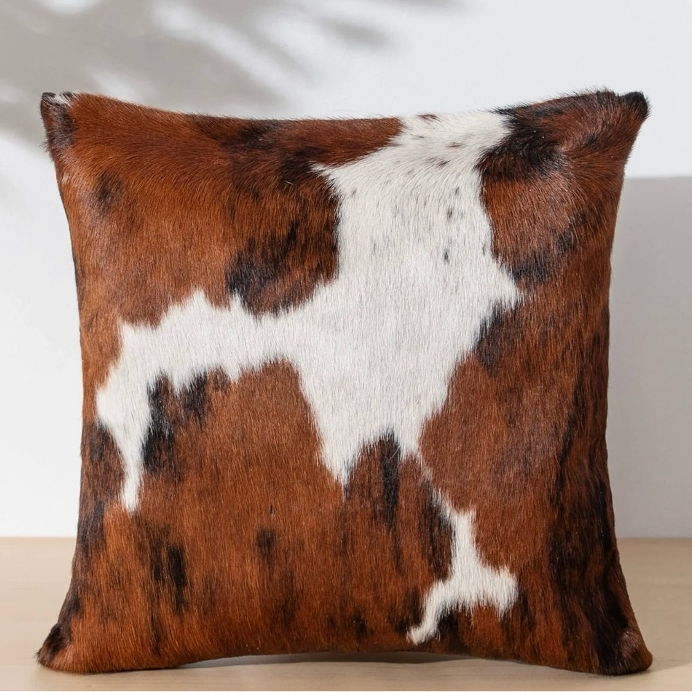 Cowhide Throw Pillow 2 AVAILABLE